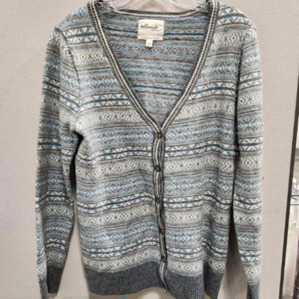 Telluride Clothing Co. Large Women’s Lambswool Blend Cardigan Sweater
